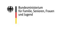 Logo des Bundesministeriums für Familie, Senioren, Frauen und Jugend